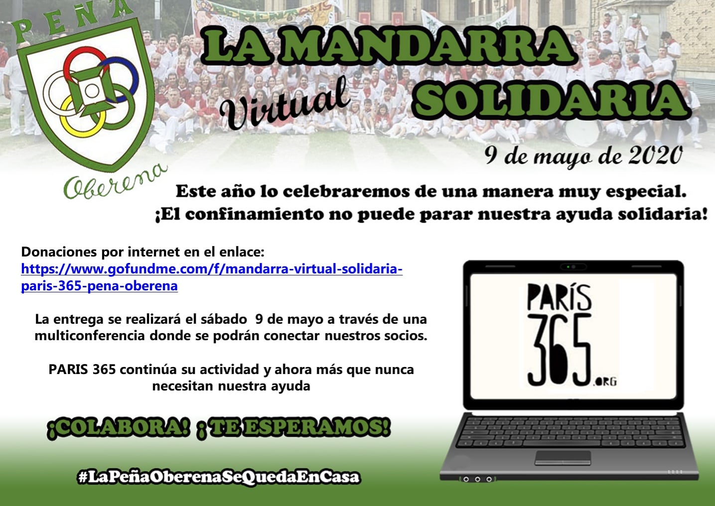 La «Mandarra» virtual solidaria 2020
